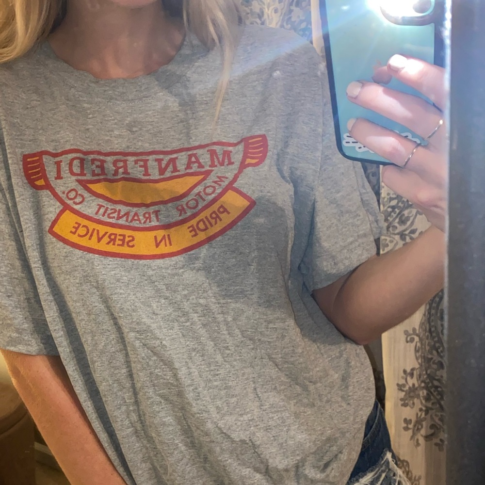Retro Boyfriend Graphic Tee Oversized Hipster - Picture 4 of 7